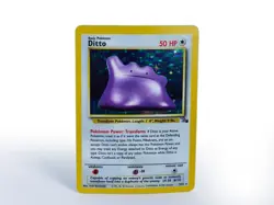 DITTO HOLO POKEMON 3/62 1999 Wizards Fossil #3 EXCELLENT CONDITION USED M06 - Image 1