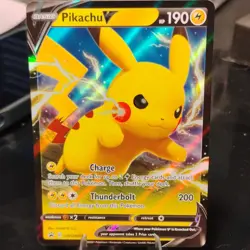 Pokemon Pikachu V SWSH061 Sword & Shield Promo Full Art Holo 190 HP 2021 - Image 1