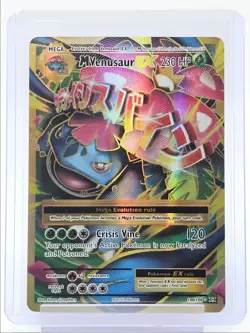 MEGA VENUSAUR EX 2016 POKEMON XY EVOLUTIONS RARE HOLO 100/108 Q5677 - Image 1
