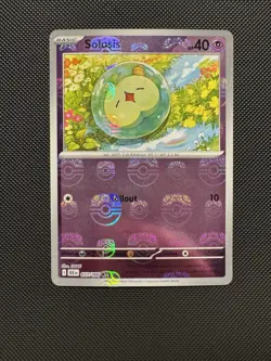 Pokemon TCG Solosis 047/086 (Master Ball Pattern) SV: Black Bolt Near Mint - Image 1