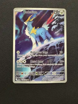 Pokemon TCG Cobalion 144/086 SV: Black Bolt Illustration Rare Near Mint - Image 1