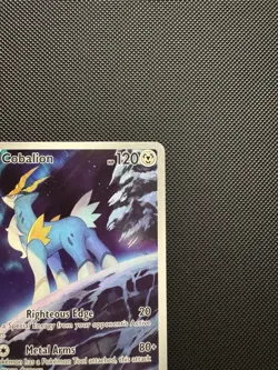 Pokemon TCG Cobalion 144/086 SV: Black Bolt Illustration Rare Near Mint - Image 5