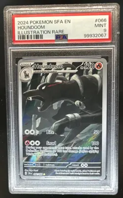 2024 Pokemon Shrouded Fable Houndoom #066/064 PSA 9 - Image 1