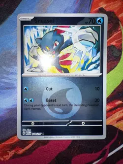 Sneasel (Water Energy Pattern) 044/217 Reverse Holo - Pokemon TCG NM ASC - Image 1