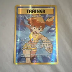 Pokemon TCG Misty's Determination Ultra Rare Full Art Evolutions 108/108 Holo - Image 1