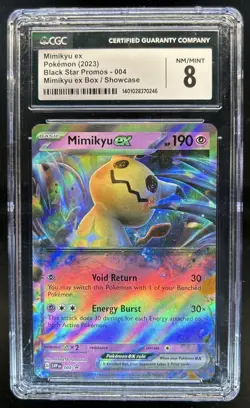 2023-25 Pokemon SV Black Star Promos - SVP EN Mimikyu ex #004 CGC 8 - Image 1