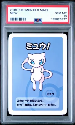 2019 POKEMON OLD MAID MEW PSA 10 - Image 1