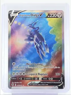 ORIGIN FORME DIALGA V 2022 POKEMON ASTRAL RADIANCE RARE 177/189 Q5677 - Image 1