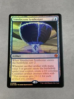 Simulacrum Synthesizer Outlaws of Thunder Junction: the Big Score Foil NM - Image 1