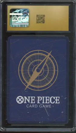 2025 One Piece Premium Booster Vol 2 Secret Rare Portgas D. Ace Pristine CGC 10 - Image 2