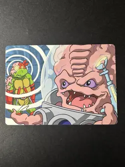 Krang, Master Mind 25/54 Art Series Gold Stamped TMNT MTG Art Card NM/M - Image 1