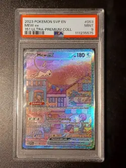Pokemon Mew EX #53 Black Star Promo Card PSA 9 - Image 1