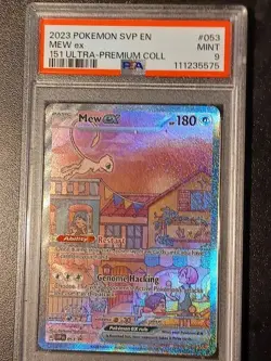 Pokemon Mew EX #53 Black Star Promo Card PSA 9 - Image 3