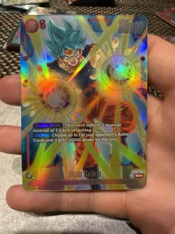 Dragon Ball Super Card Game Son Goku FS01-08 SR Foil Double Strike Universe 7 - Image 1