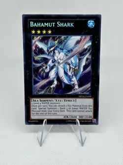 Yu-Gi-Oh! Bahamut Shark Secret Rare Card ABYR-EN099 Abyss Rising Unlimited NM - Image 1