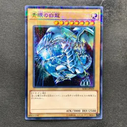 NM 2 card Blue-Eyes White Dragon SDKS-JP009 SDMY-JP010 Parallel Rare YuGiOh 200 - Image 2