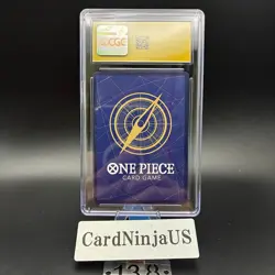 CGC 10 PRISTINE Usopp Parallel ST01-002 C 25th Edition ONE PIECE Card Game 138 - Image 2