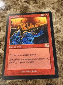 BEDLAM Magic the Gathering MTG Urza's Saga LP - Image 1