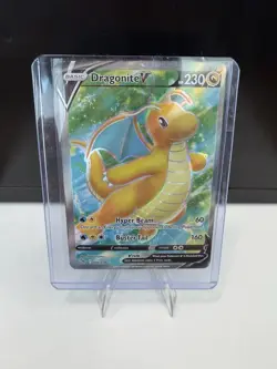 Dragonite V (Full Art) 076/078 Pokemon GO Pokemon Card | NM - Image 1