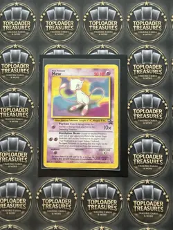 Pokemon Mew 50 HP Holo Promo Basic Wizards Black Star 8 English Card Stock - Image 5