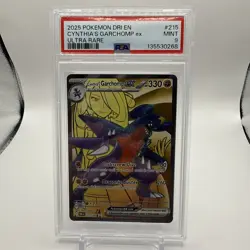 Cynthia's Garchomp EX Holo Card 215/182 Sv10: Destined Rivals PSA 9 - Image 5