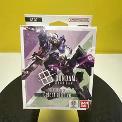 BANDAI Gundam Card Game Starter Deck ST07 Celestial Drive MISB NEW - Image 1