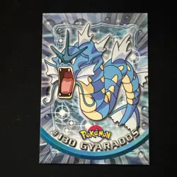 Pokemon Card Gyarados #130 TOPPS Series 3 TV Animation Regular Blue Logo LP - Image 1