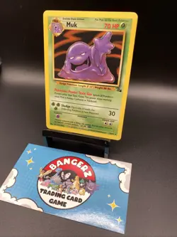 Pokemon Muk Fossil 28/62 Rare 70HP 1999 Wizards Vintage Card English - Image 2