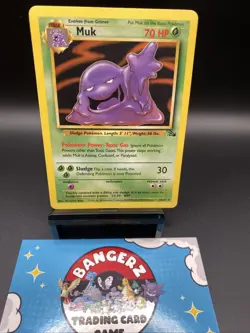 Pokemon Muk Fossil 28/62 Rare 70HP 1999 Wizards Vintage Card English - Image 4