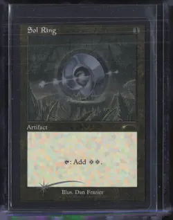 Magic The Gathering MTG Retro Frame Foil Etched Sol Ring - Image 1