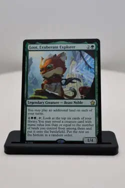1x Loot, Exuberant Explorer NM R Foundations (FDN) MTG Magic the Gathering - Image 1