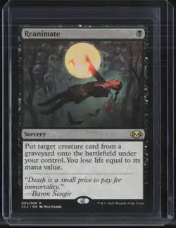 Magic The Gathering MTG Commander Collection Black #005 Reanimate - Image 1