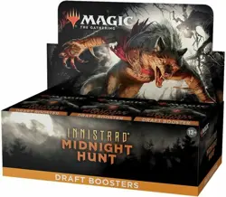 Draft Booster Box 36 ct. Innistrad Midnight Hunt MID MTG NEW SEALED 630509986453 - Image 1