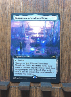 MTG Takenuma, Abandoned Mire (Extended Art) Kamigawa: Neon Dynasty NM - Image 3