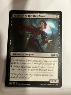 Vampire of the Dire Moon - 2020 Core Set M20 - Magic the Gathering MTG Nice! - Image 1