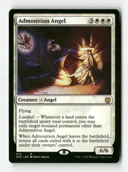 Admonition Angel - #10 - Non Foil - MTG - Near Mint - Image 1