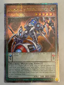 YUGIOH-Disablaster The Negation Fortress - INFO-EN026 - Quarter Century Secret - Image 1