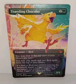 Traveling Chocobo (Borderless) FIN #406 Magic the Gathering - Final Fantasy - Image 2