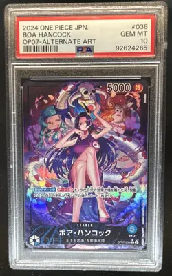 2024 One Piece 500 Years in the Future JP Boa Hancock Alt Art #OP07-038 PSA 10 - Image 1