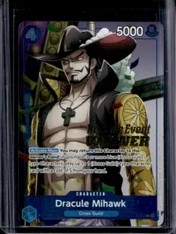 2025 One Piece The Best Vol. 2 Dracule Mihawk Promo #P-081 - Image 1