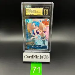 CGC 10 PRISTINE Nefeltari Vivi SR EB02-026 Promotion Pack Ex Vol. 3 ONE PIECE 71 - Image 1