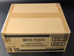 One Piece PRB-02 The Best Vol 2 Premium English Booster 10-Box Case SEALED - Image 1