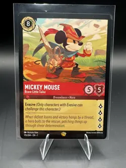 Disney Lorcana Mickey Mouse Brave Little Tailor 115/204 Legendary Non-foil - Image 2