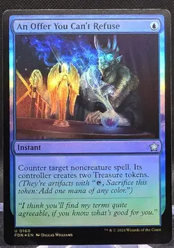 An Offer You Can't Refuse #160 Foundations Foil Uncommon - Image 1