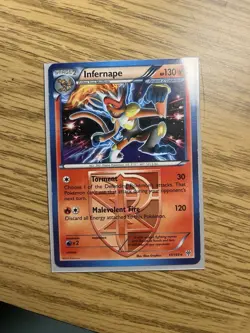 Pokemon Infernape Plasma Storm 17/135 Team Plasma Rare Flame Card HP 130 - Image 1