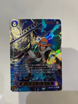 ONE PIECE Card Portgas D. Ace Japanese EB02-028 R Carrying on His Will - Image 1