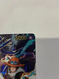 ONE PIECE Card Portgas D. Ace Japanese EB02-028 R Carrying on His Will - Image 2