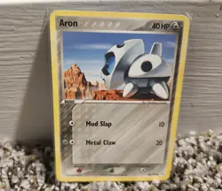 Aron 58/110 Holon Phantoms Regular Pokemon TCG Card HP - Image 1
