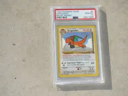 1999 POKEMON GAME DRAGONITE MOVIE PROMO CARD #5 POKEMON PSA 10 - Image 1