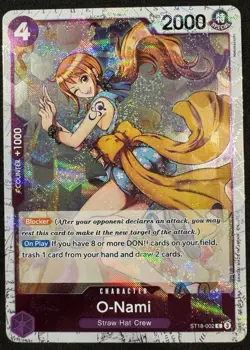 O-Nami ST18-002 C - PRB-02 One Piece The Best Vol 2. - Foil English NM x2 cards - Image 1